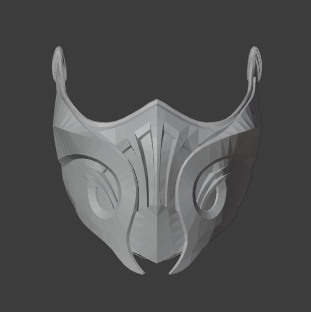 Pack with 19 Scorpion Masks 3D print model_36