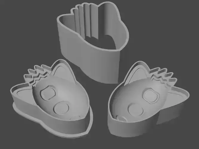 Rocket mold form for bathbomb from 1cm to 20cm 3D print model