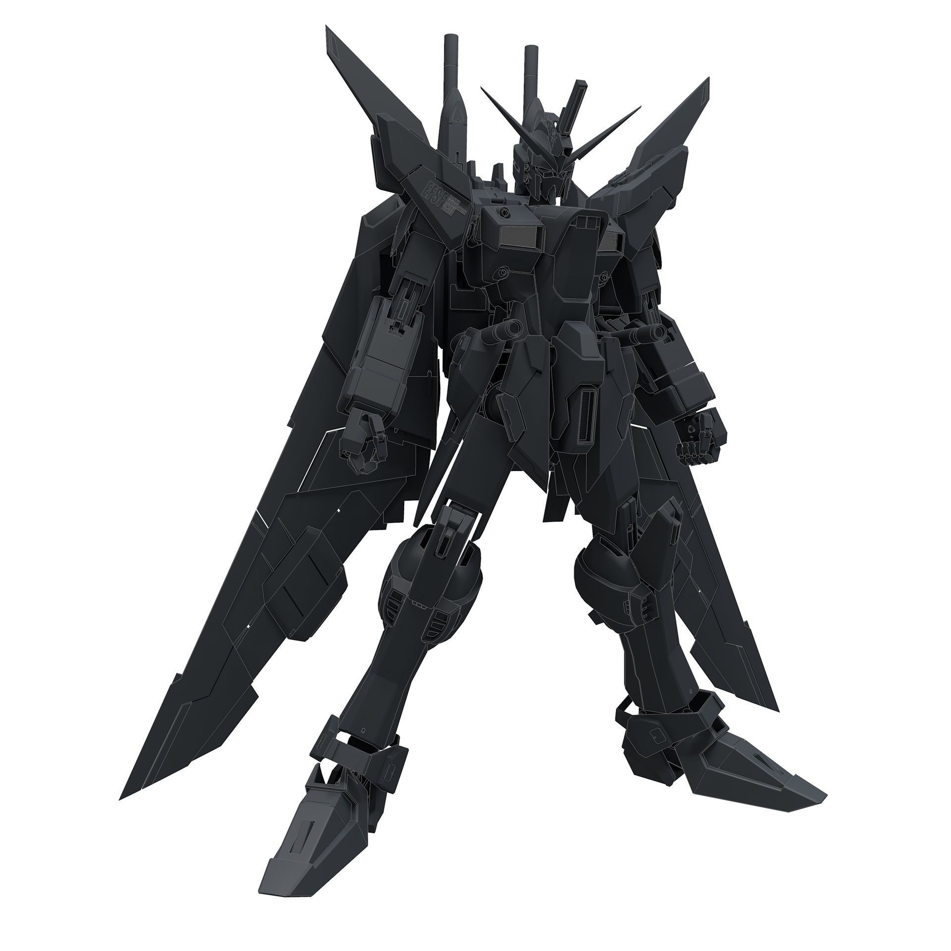 Gundam MG ZGMF-X19A Infinite Justice 3D model | CGTrader
