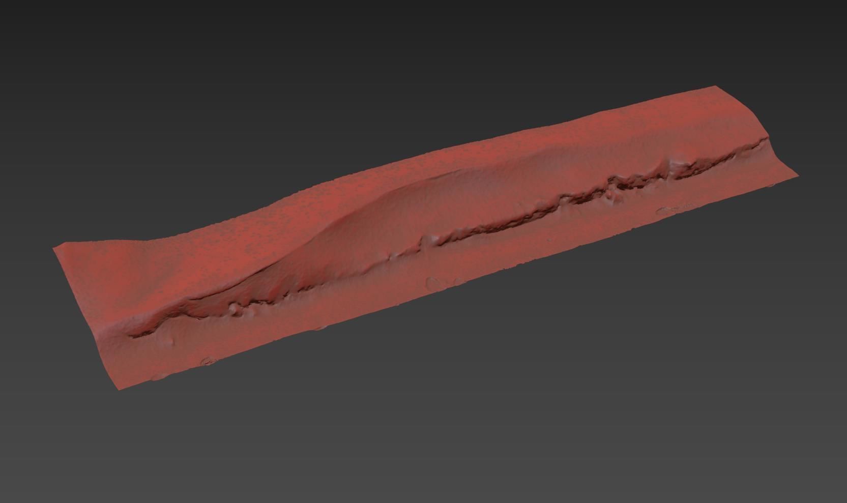 Ultra realistic Snow Cliff 1  3D model_12