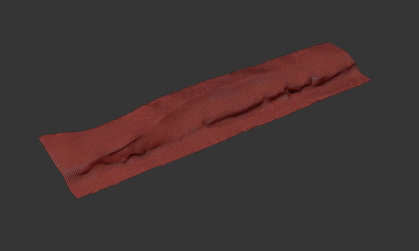 Ultra realistic Snow Cliff 1  3D model_9