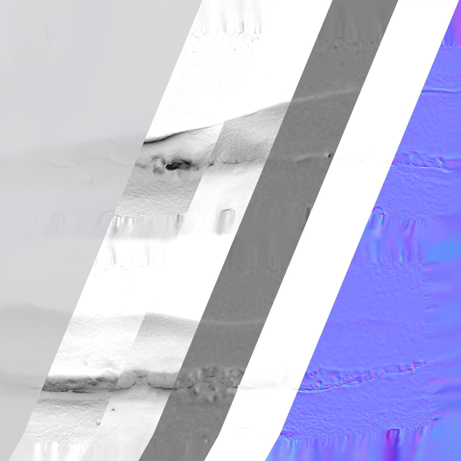 Ultra realistic Snow Cliff 1  3D model_10