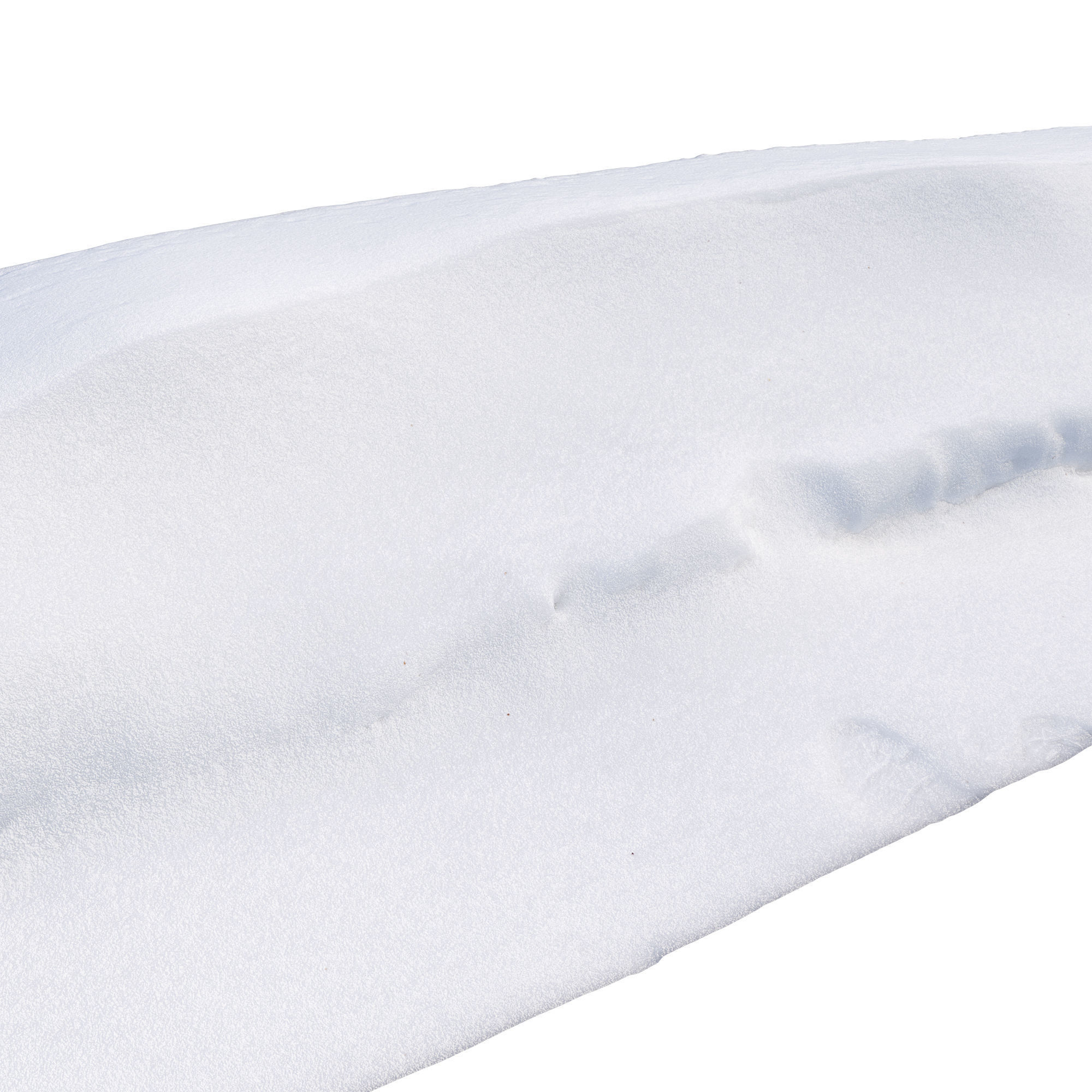 Ultra realistic Snow Cliff 1  3D model_4