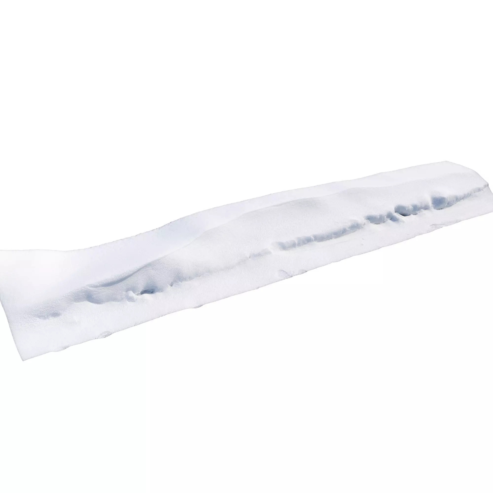 Ultra realistic Snow Cliff 1  3D model_0