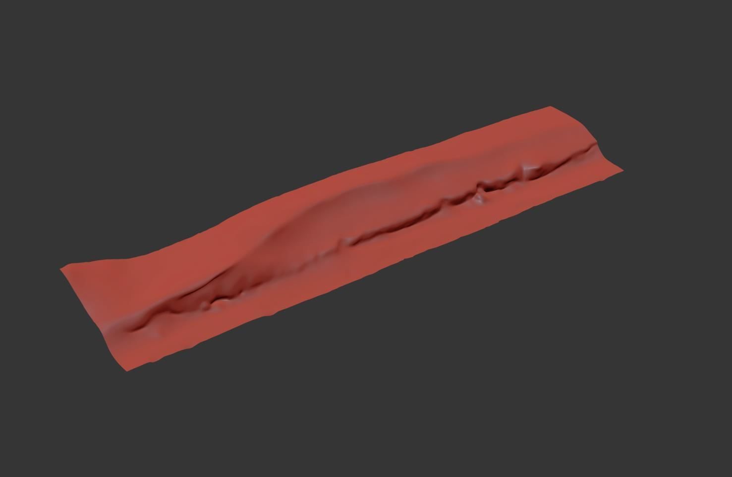 Ultra realistic Snow Cliff 1  3D model_8