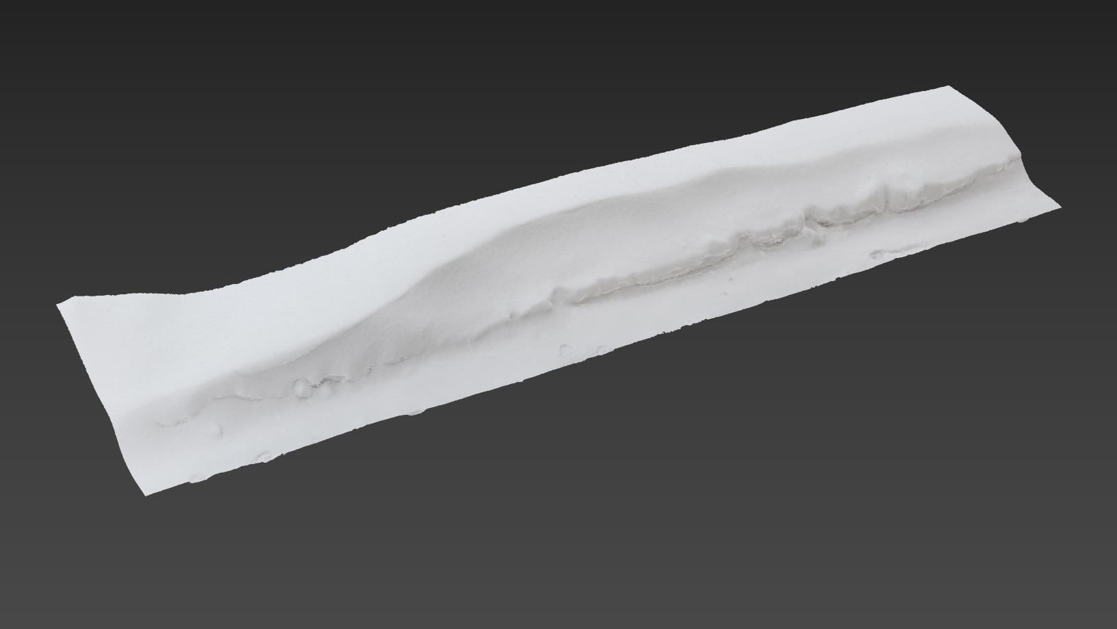 Ultra realistic Snow Cliff 1  3D model_11