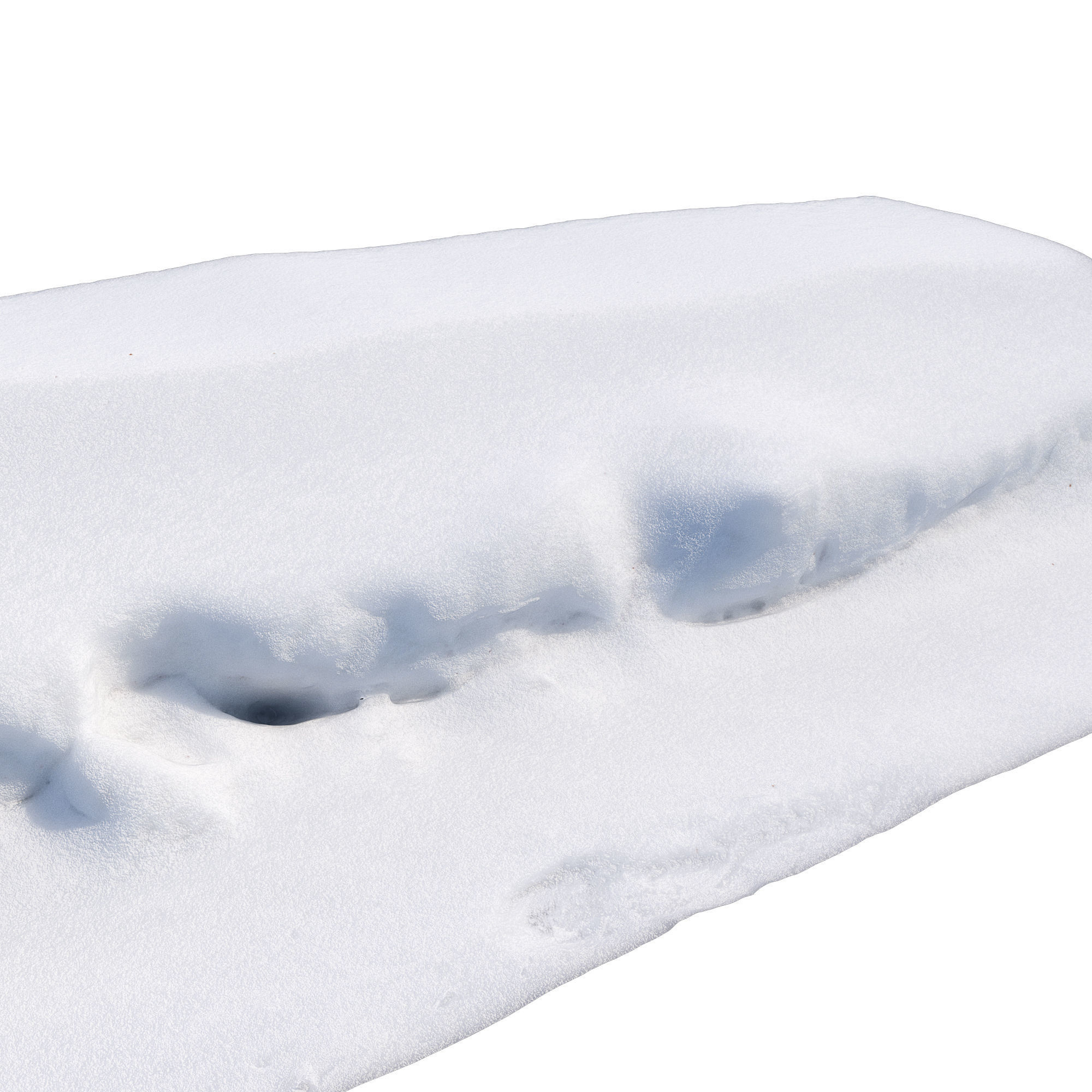 Ultra realistic Snow Cliff 1  3D model_6