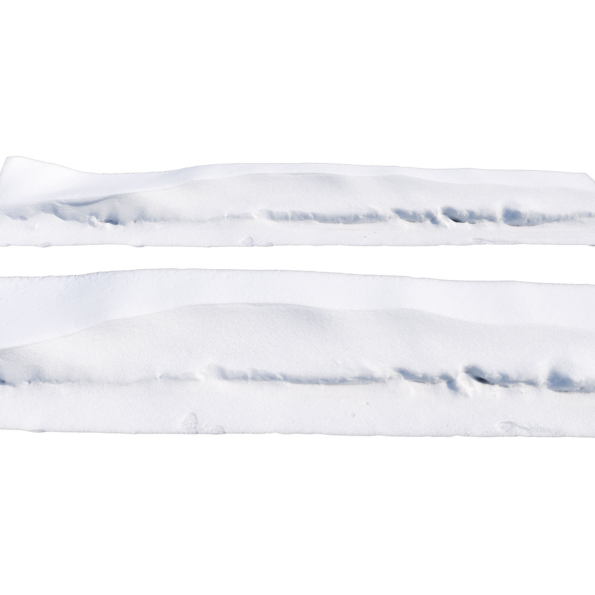 Ultra realistic Snow Cliff 1  3D model_2