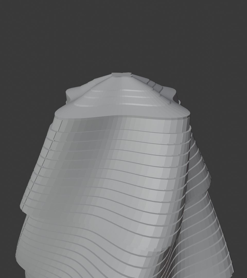 Skyscraper twisted 3D model_14