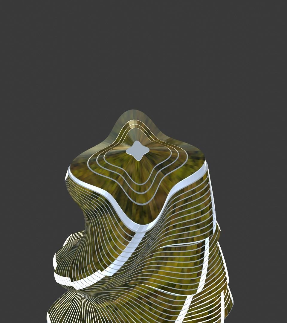Skyscraper twisted 3D model_18