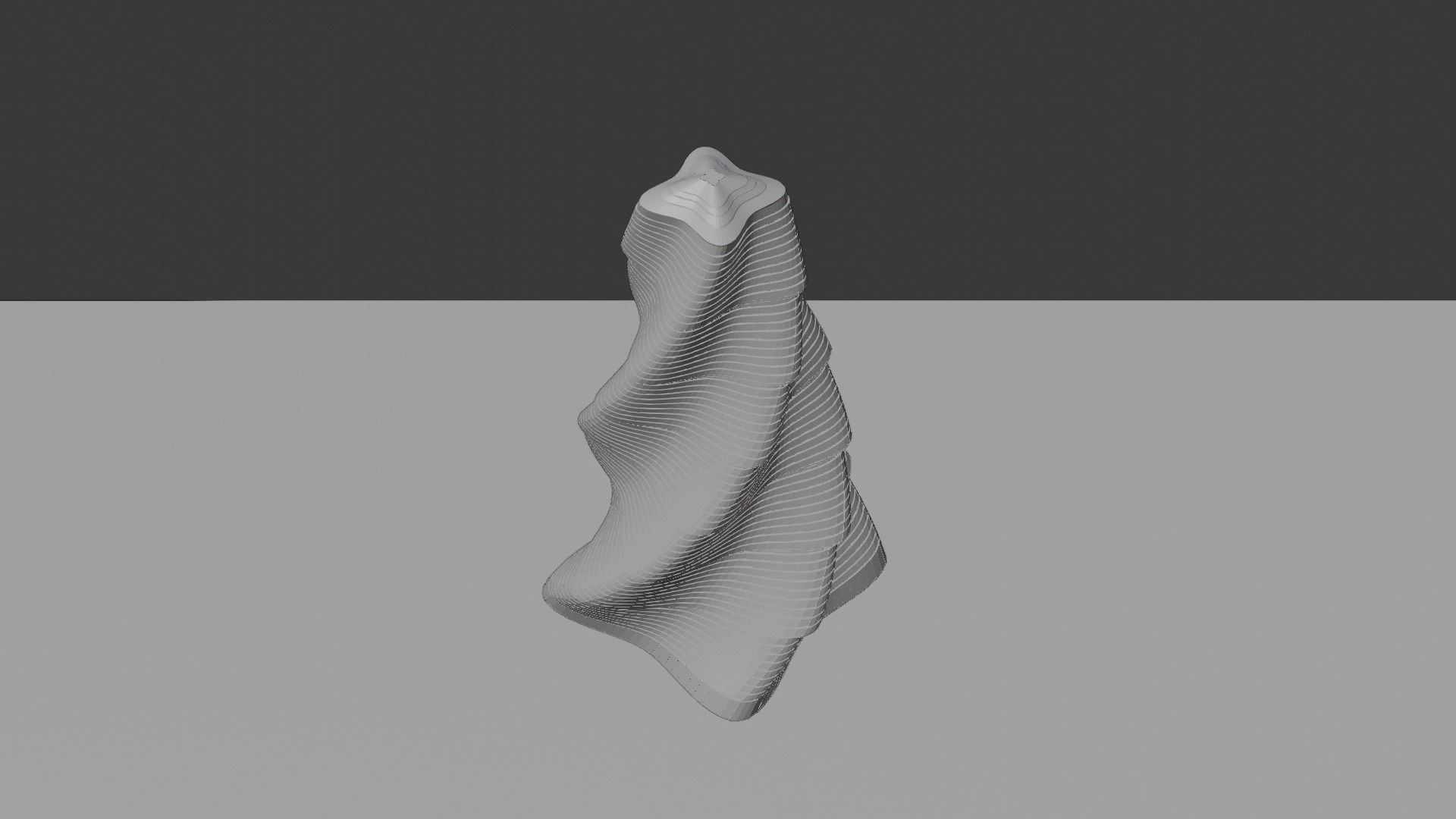 Skyscraper twisted 3D model_4