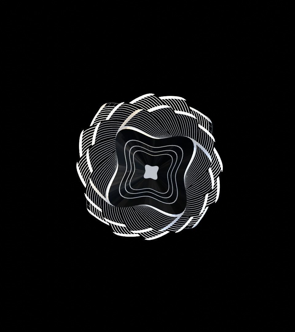 Skyscraper twisted 3D model_12