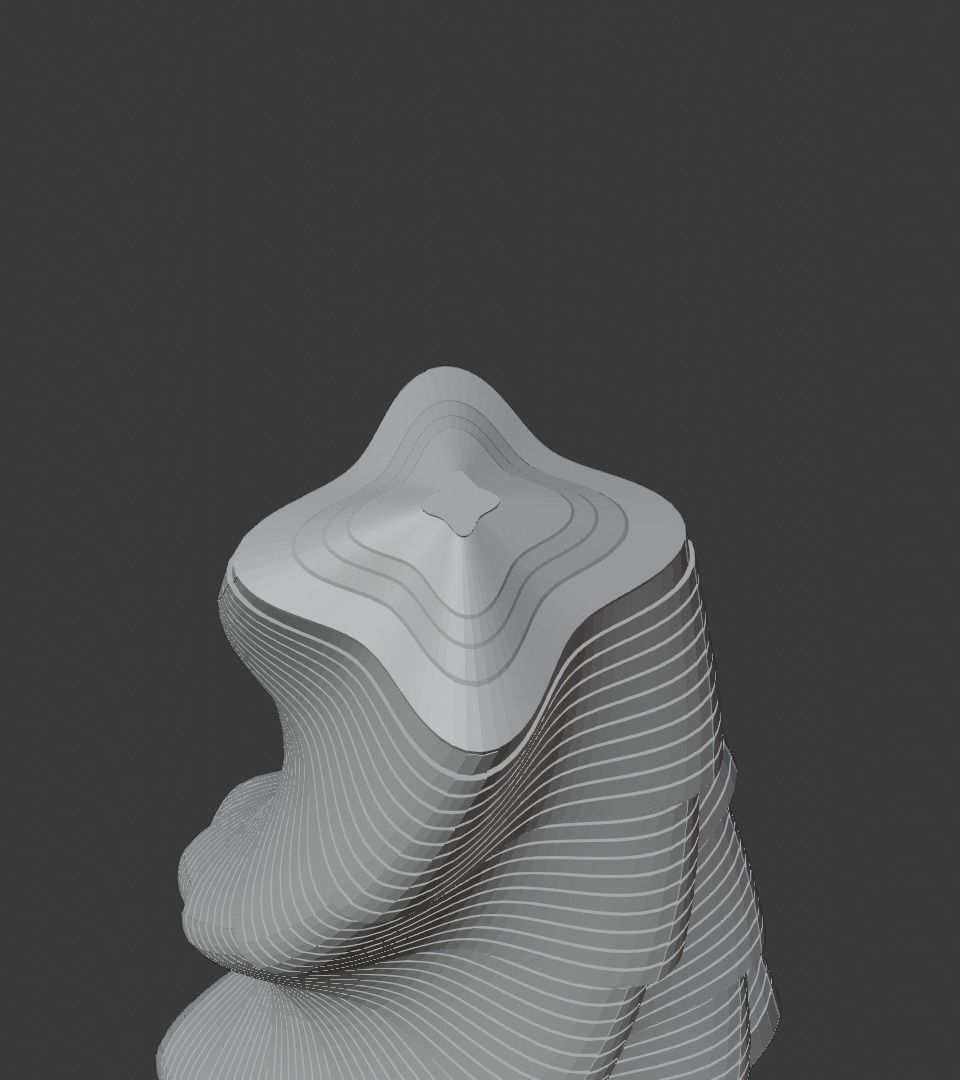 Skyscraper twisted 3D model_17