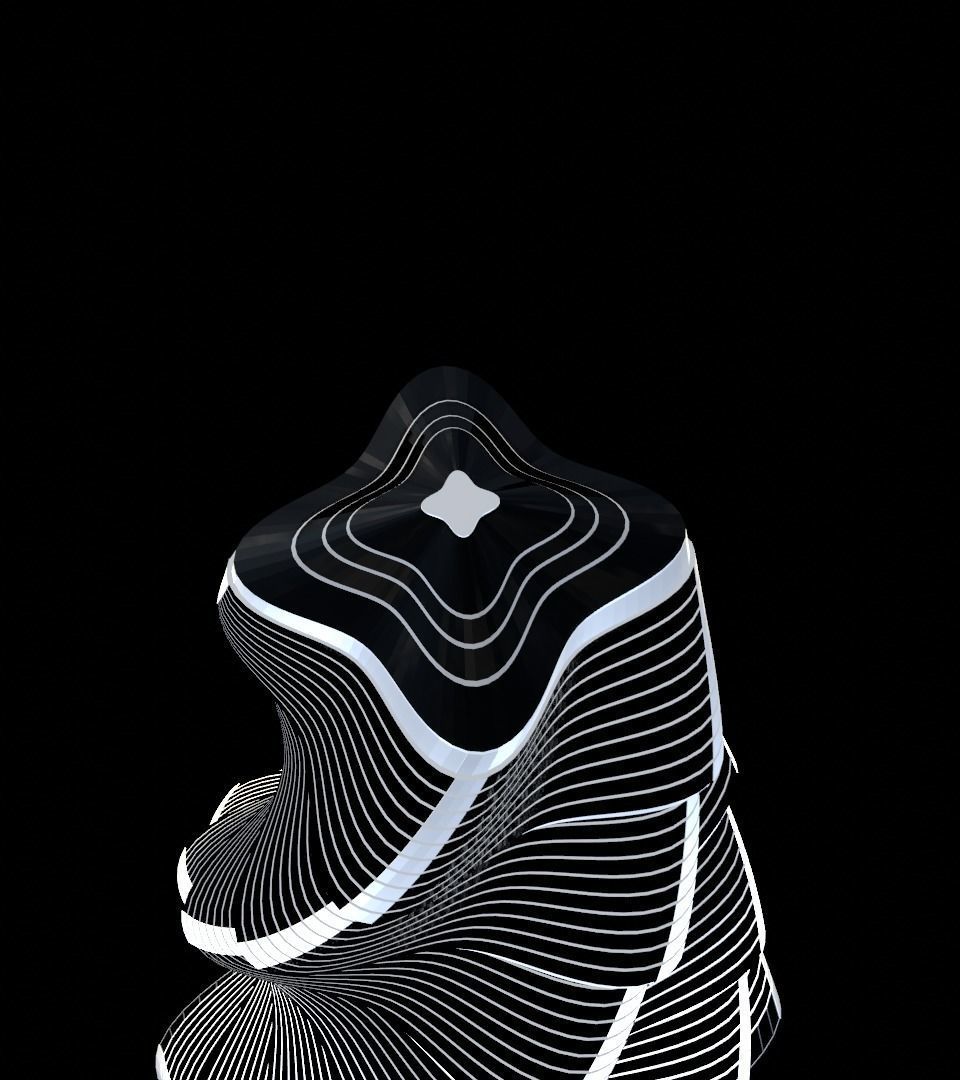 Skyscraper twisted 3D model_19