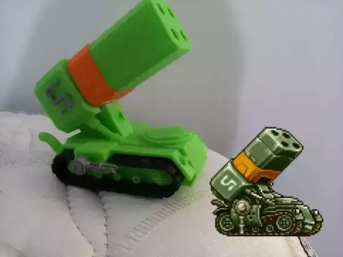 Bradley slug from metal slug 4 3D print model