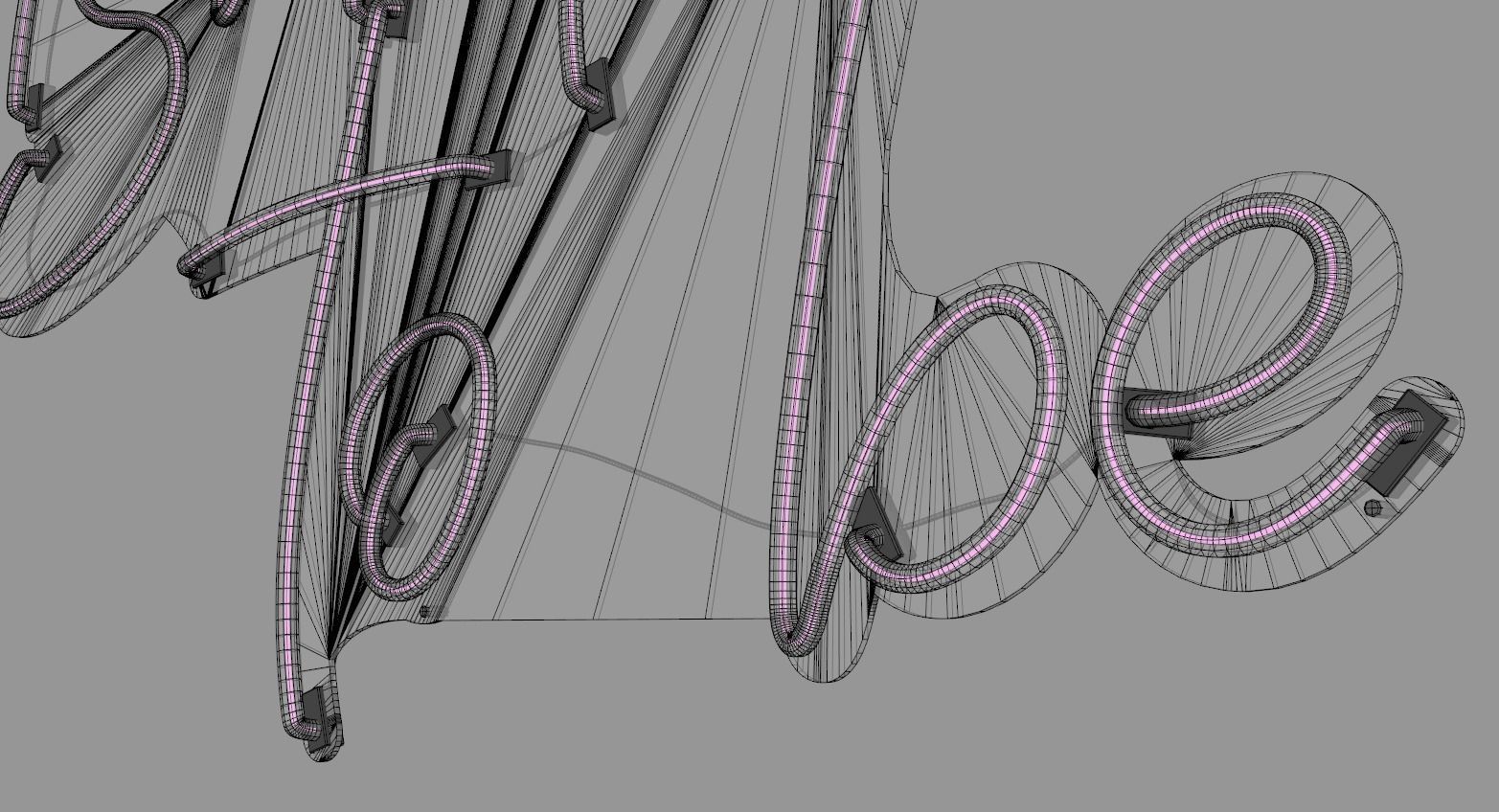 Bride To Be - Neon Sign 3D model_9