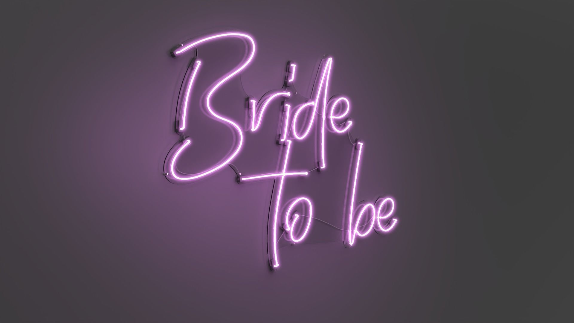 Bride To Be - Neon Sign 3D model_5