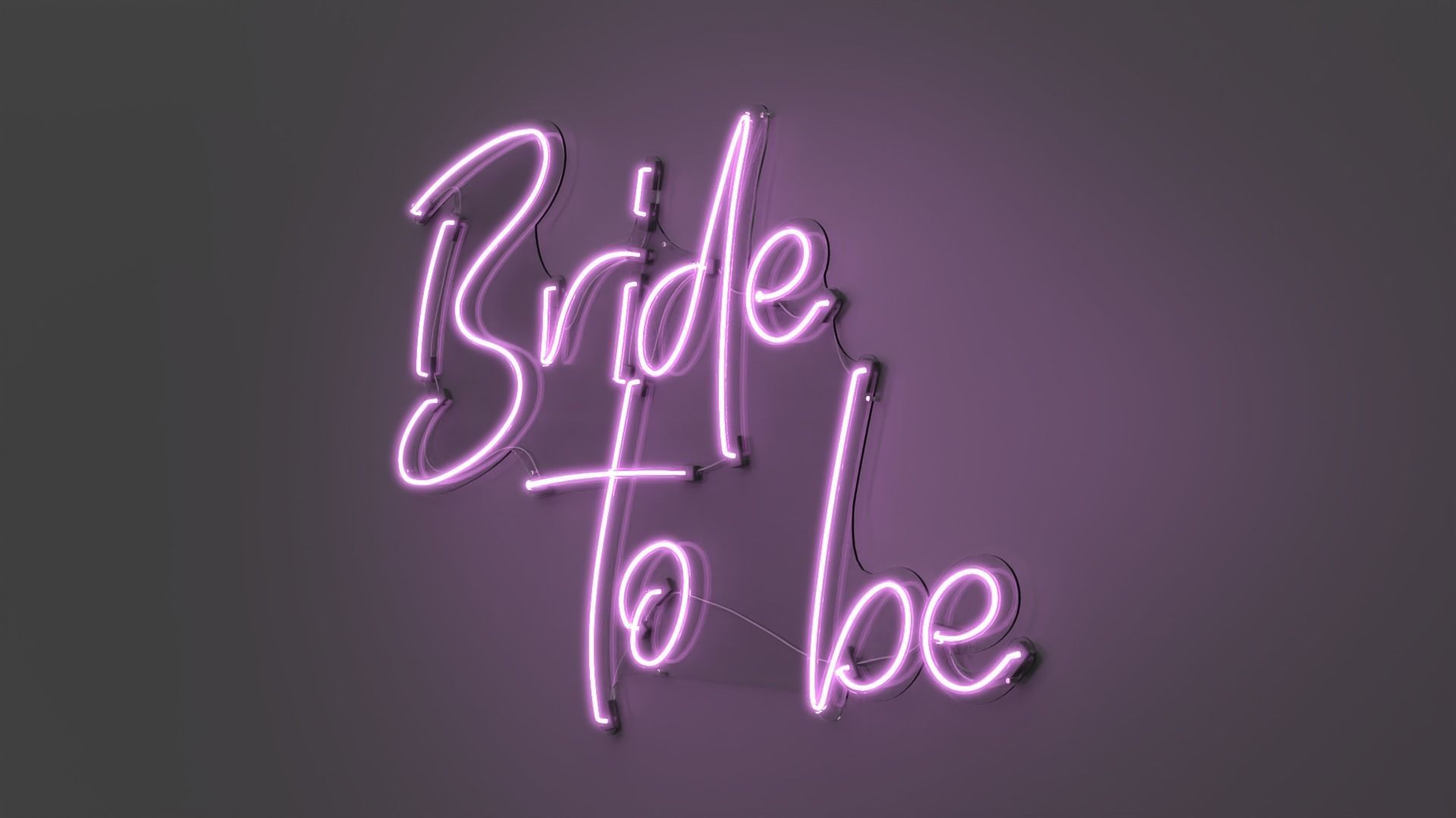 Bride To Be - Neon Sign 3D model_3