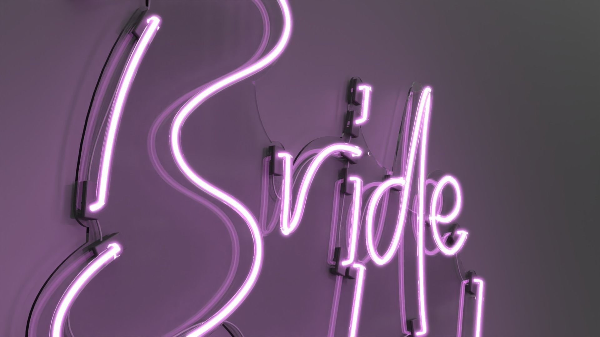 Bride To Be - Neon Sign 3D model_1