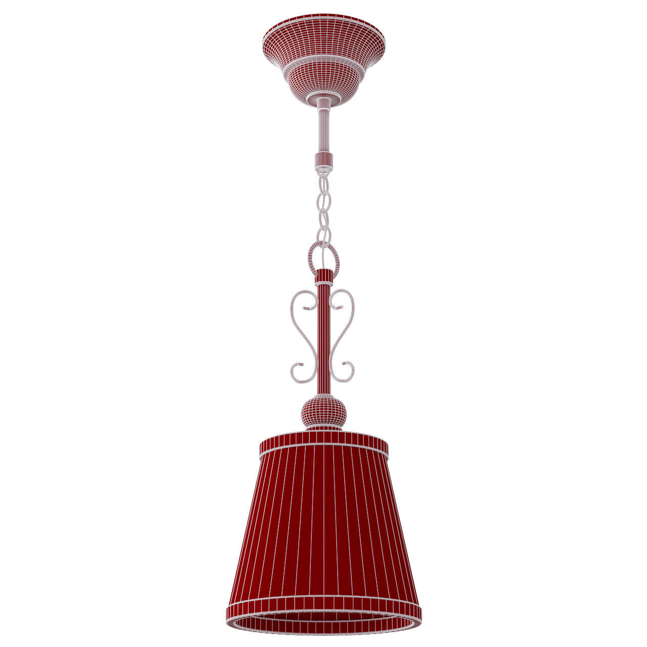 Pendant lamp Driana 3D model_1