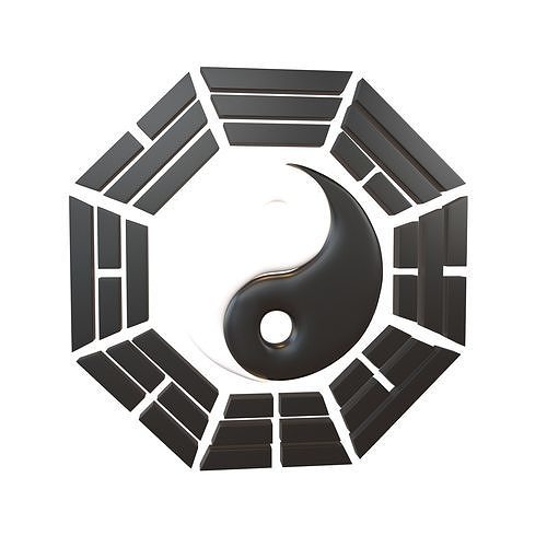 Taiji Bagua v1 001 Low-poly 3D model