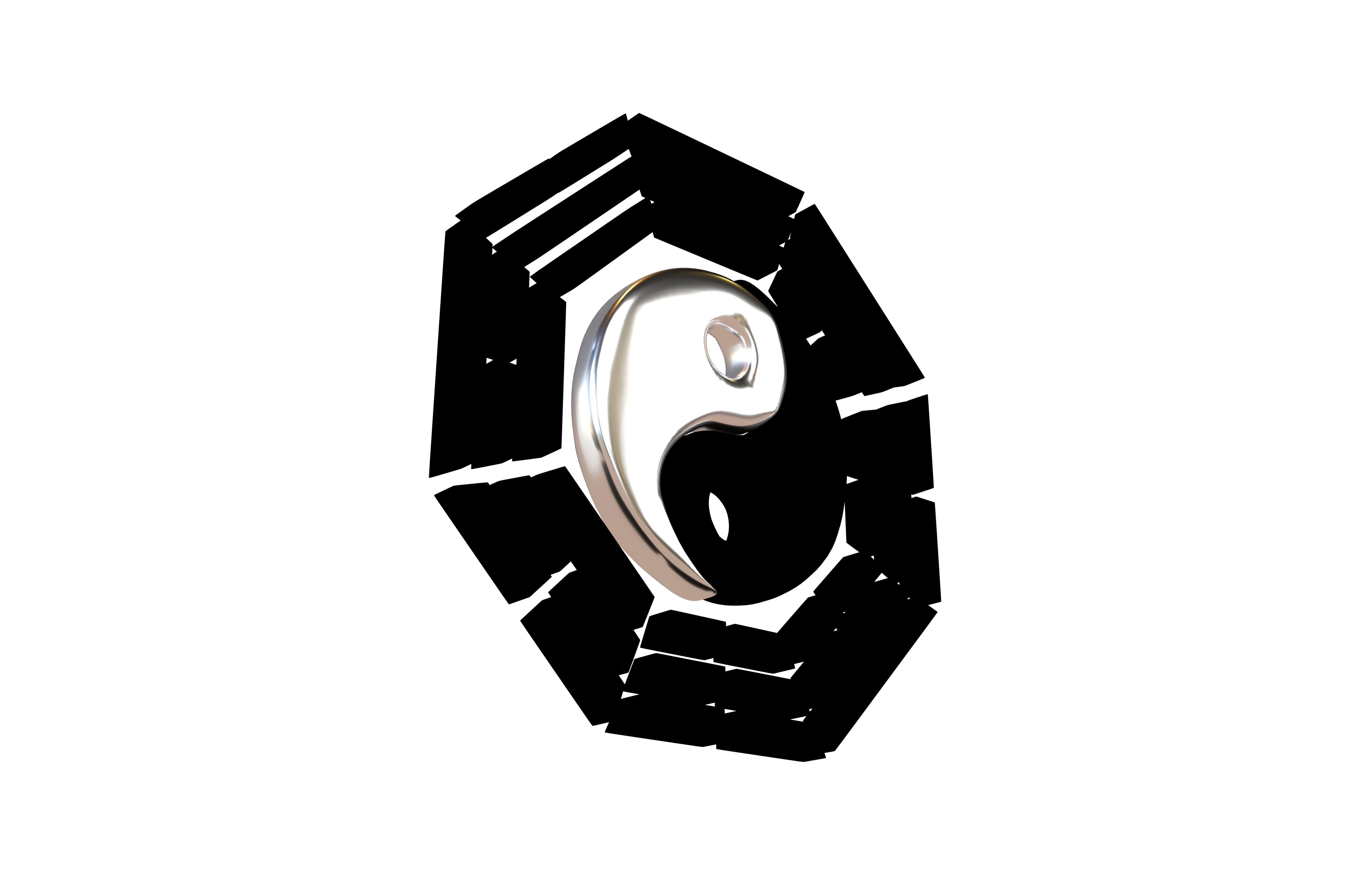 Taiji Bagua v1 002 Low-poly 3D model_3