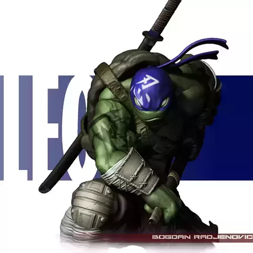 Leonardo TMNT 3D print model