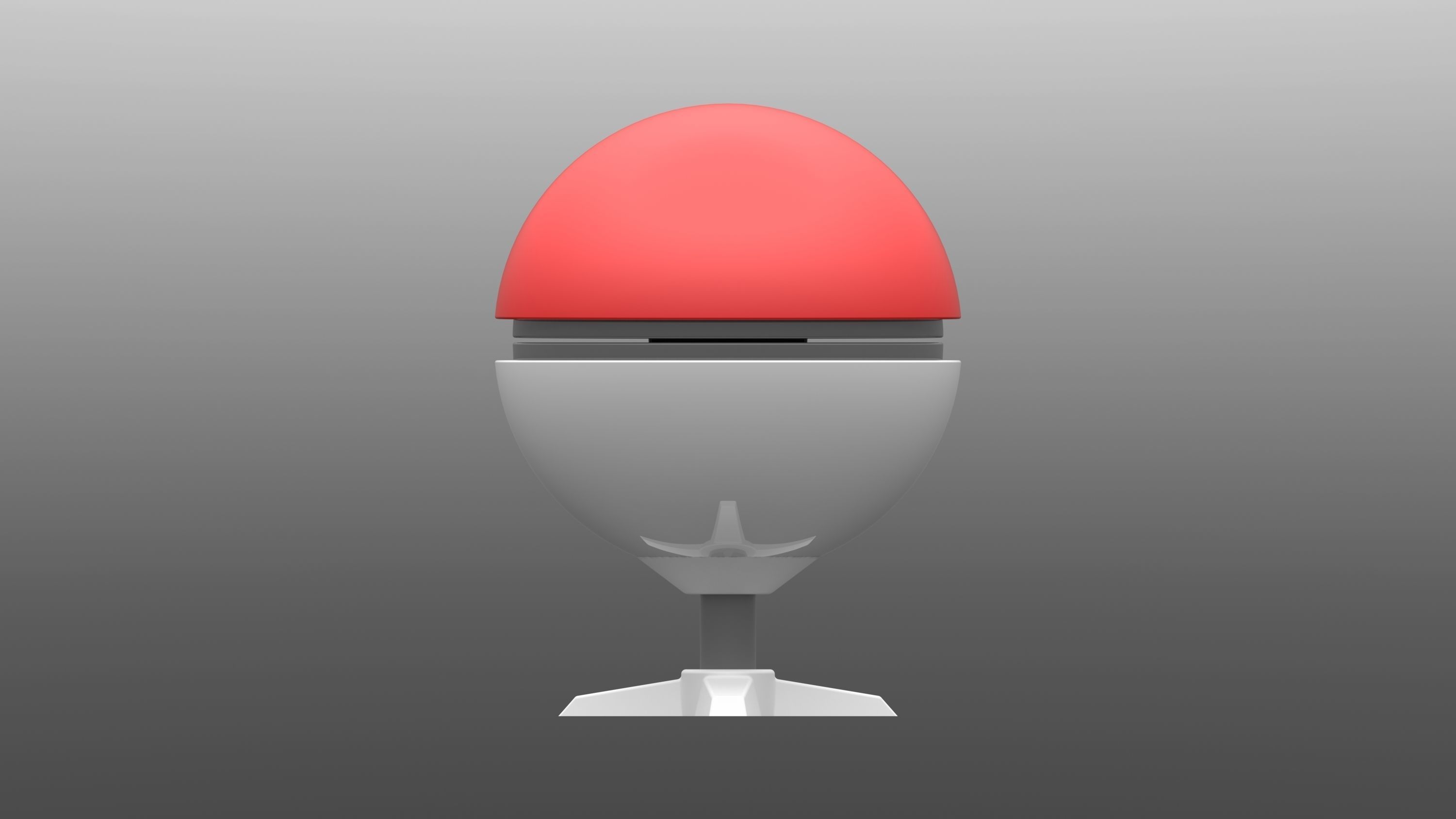 POKEBALL and STAND 3D print model_1