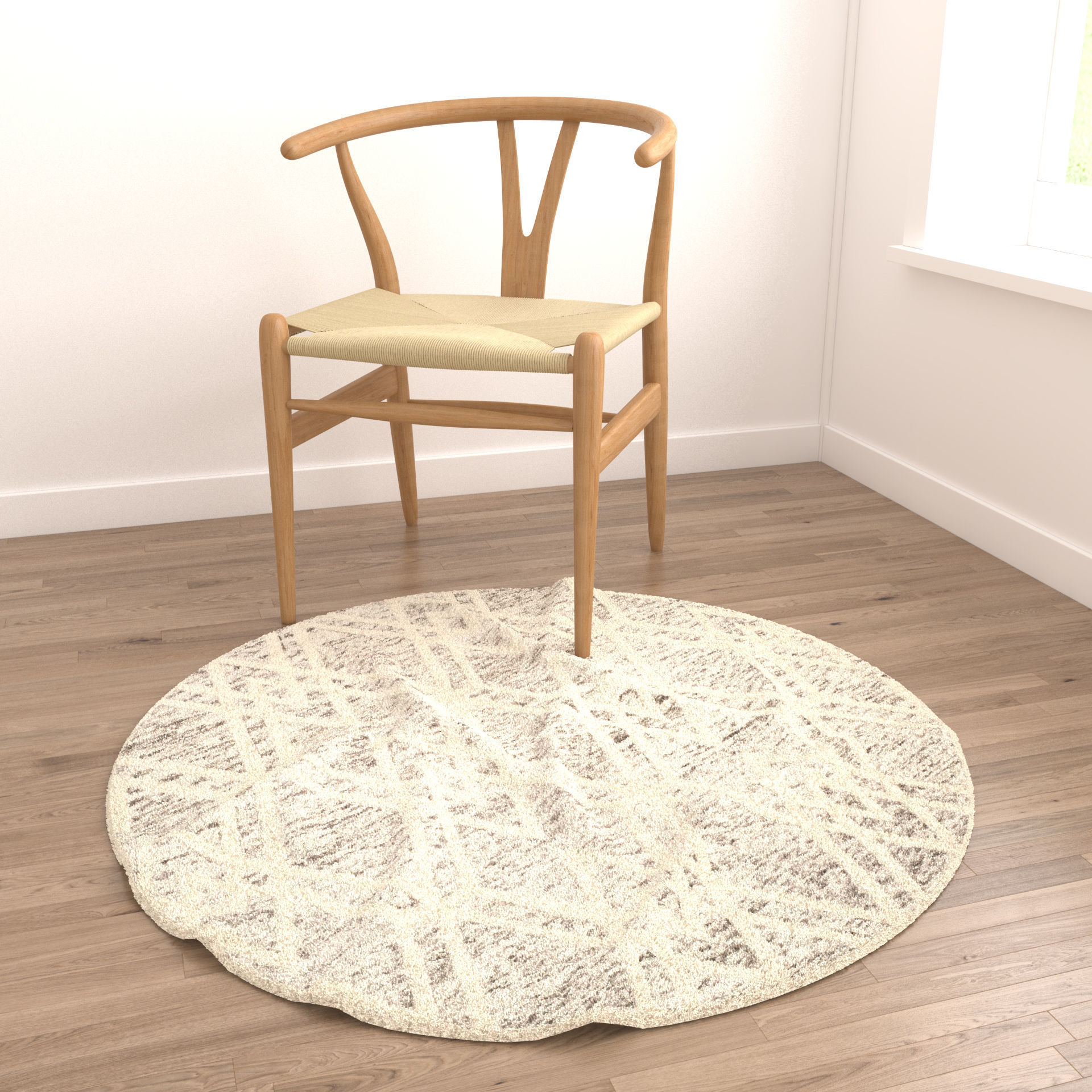 Rugs No 509 Low-poly 3D model_3