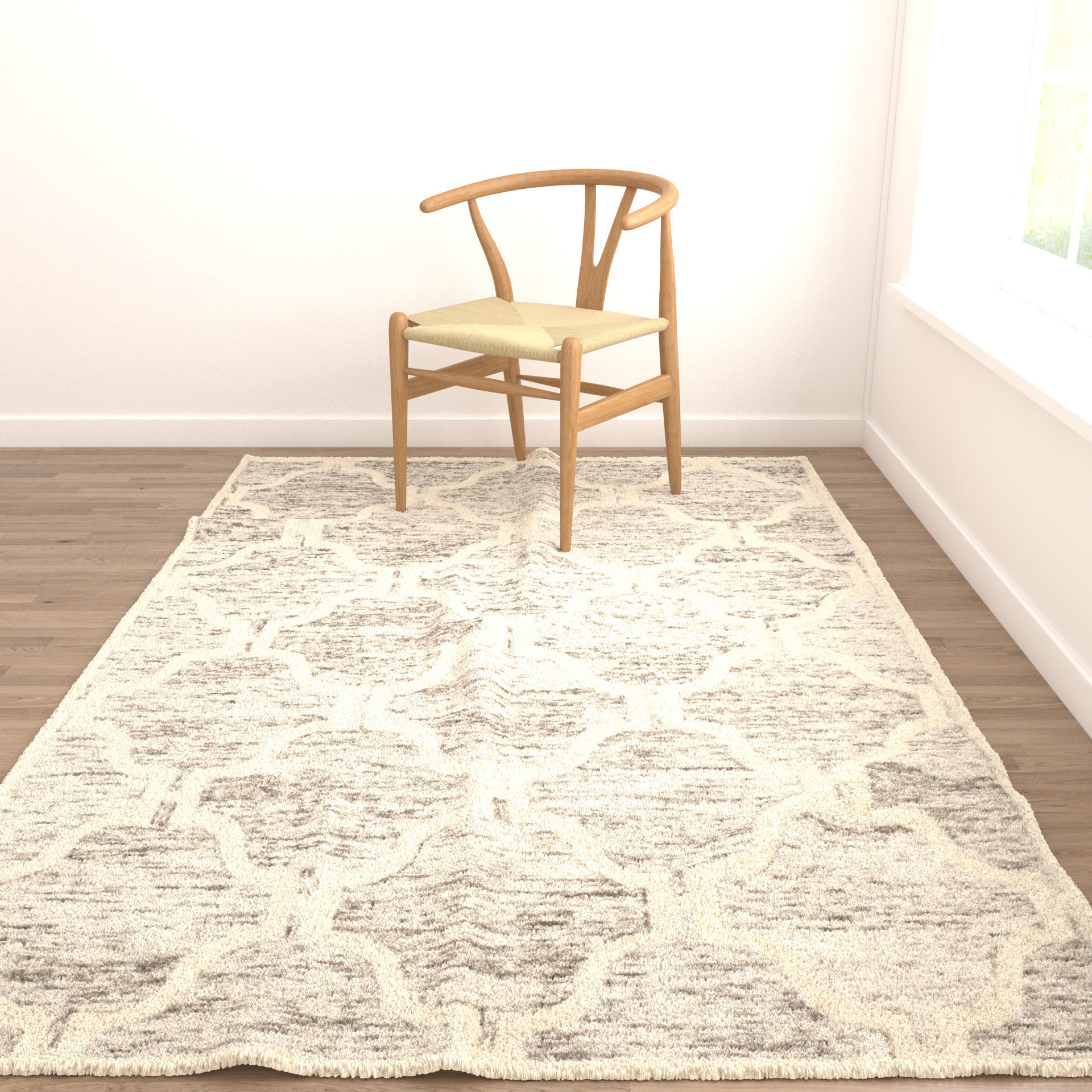 Rugs No 509 Low-poly 3D model_4