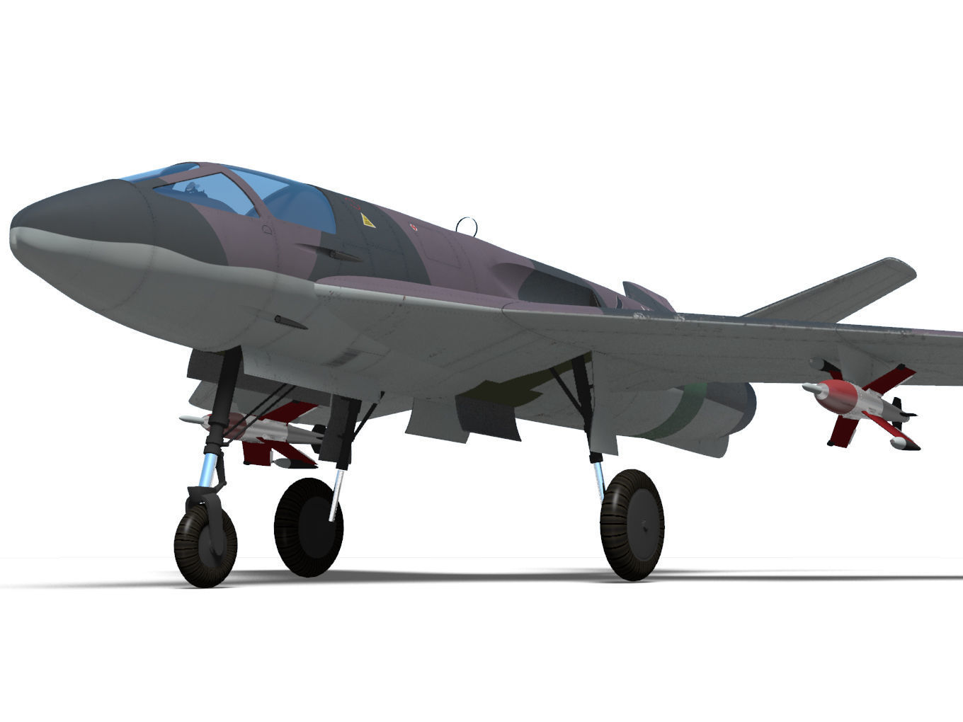 Messerschmitt P1112 3D model_4