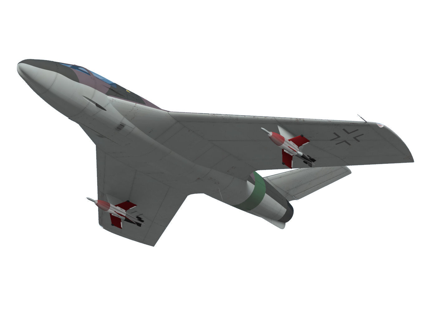 Messerschmitt P1112 3D model_5