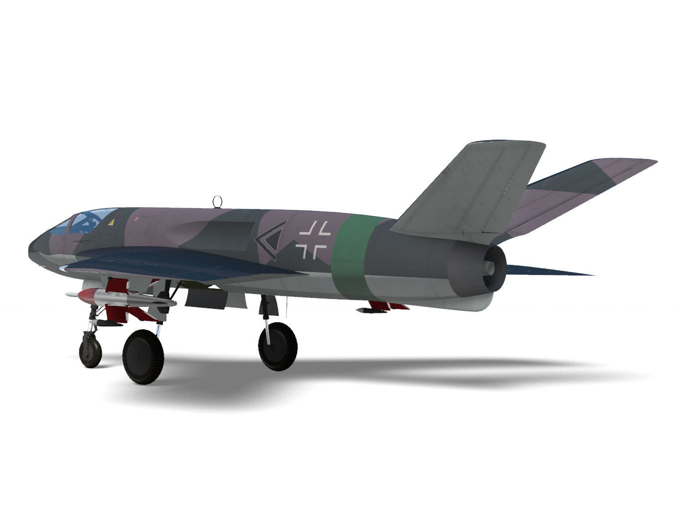 Messerschmitt P1112 3D model_3