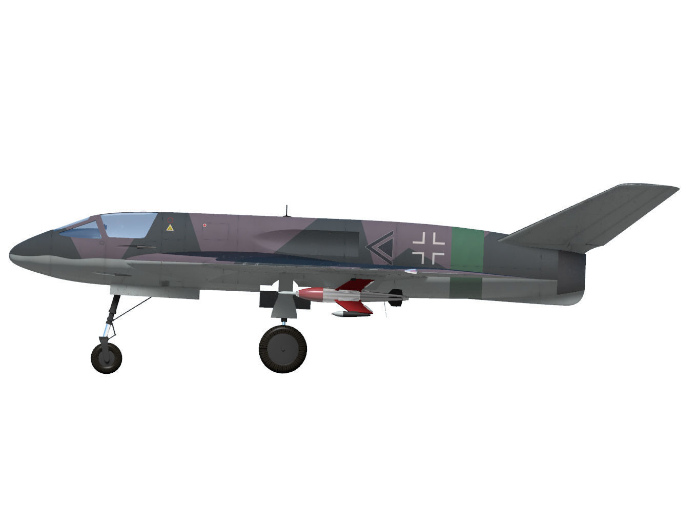 Messerschmitt P1112 3D model_7
