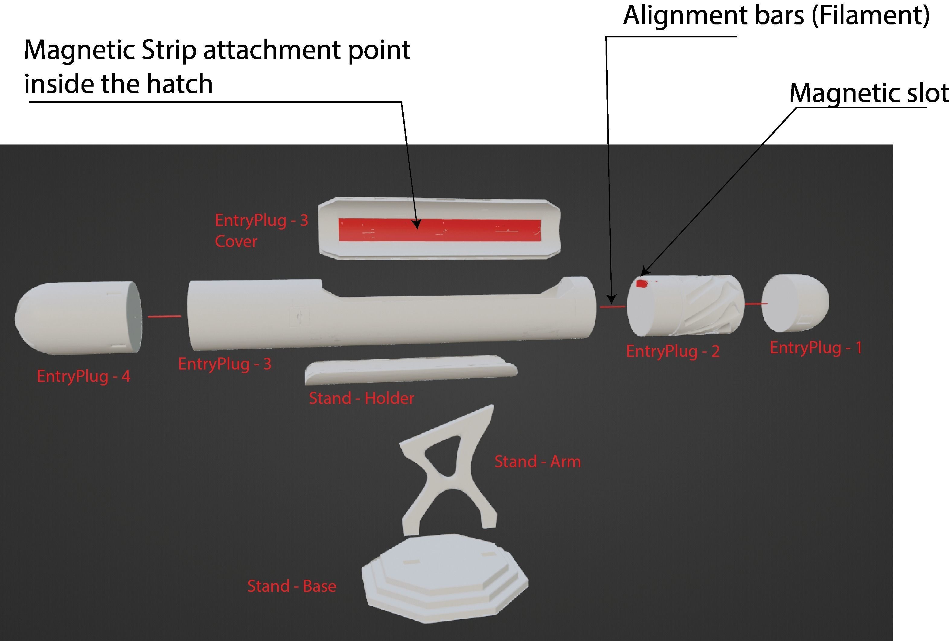 EVANGELION Entryplug with Unit-01 decals 3D print model_4
