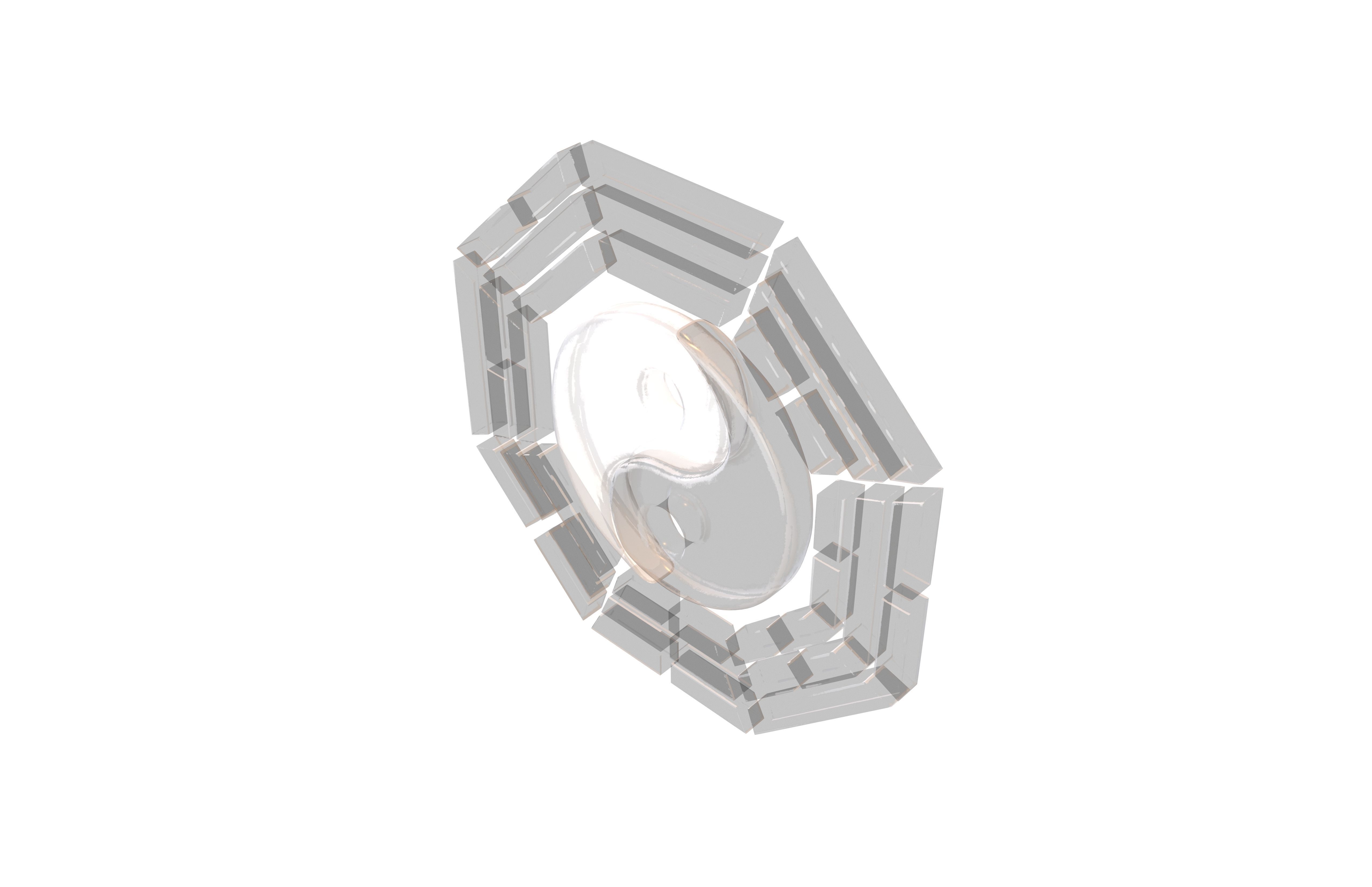 Taiji Bagua v1 003 Low-poly 3D model_3