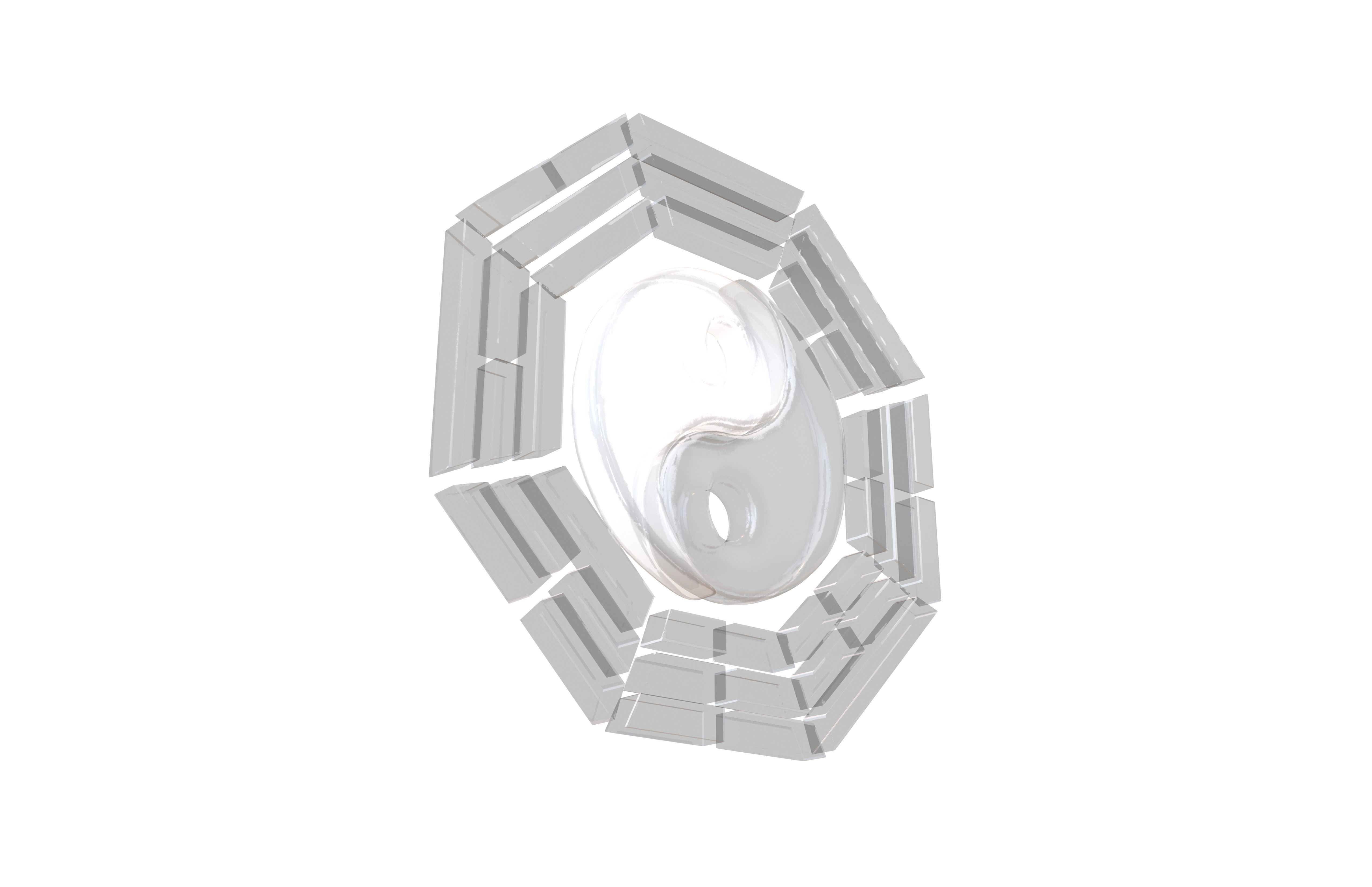 Taiji Bagua v1 003 Low-poly 3D model_2
