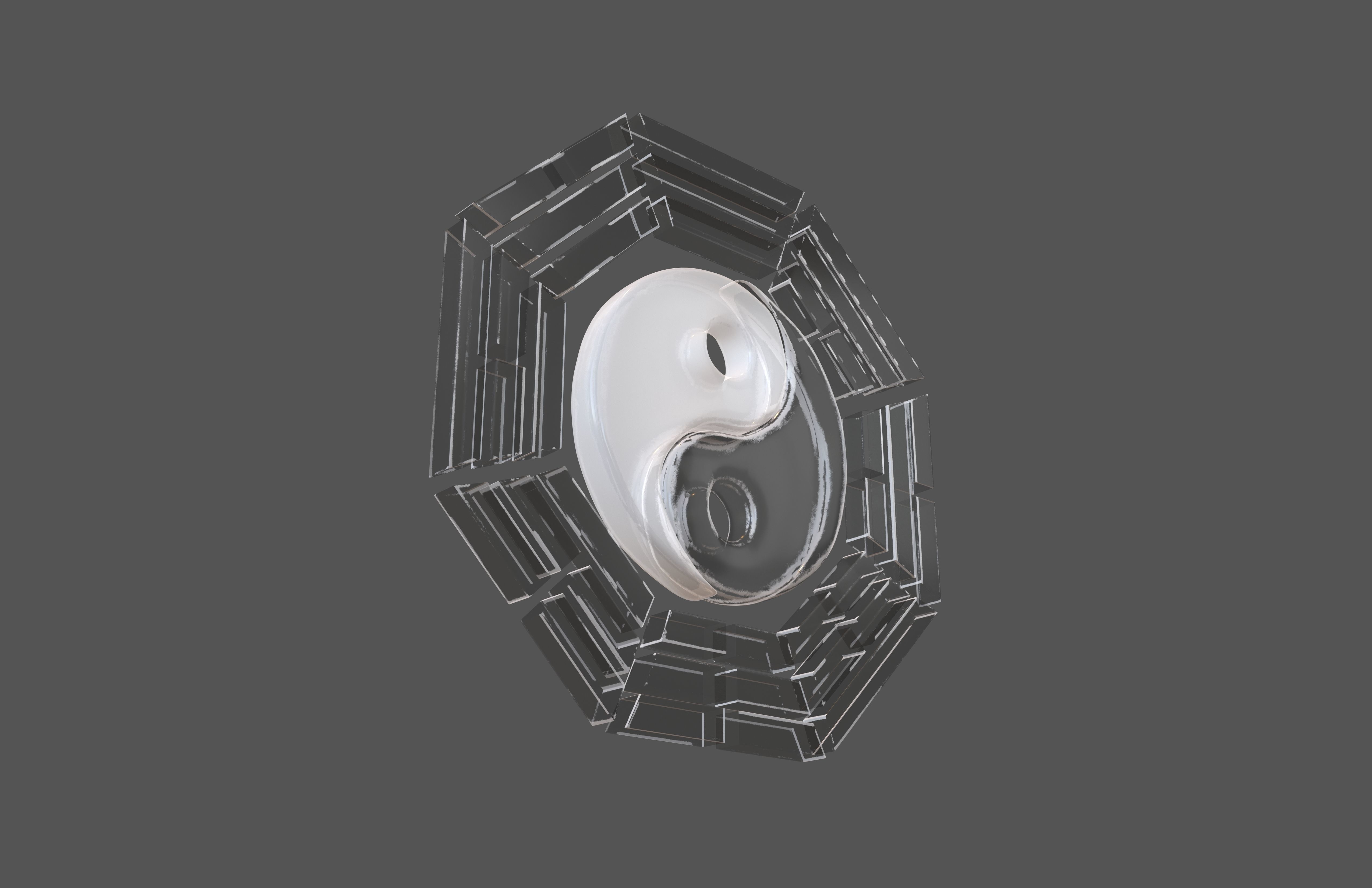 Taiji Bagua v1 003 Low-poly 3D model_6