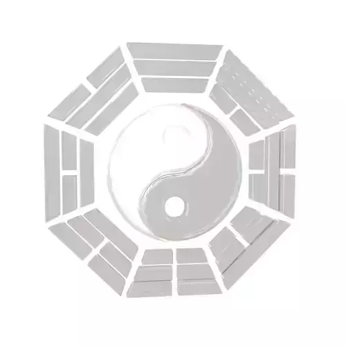 Taiji Bagua v1 003 Low-poly 3D model