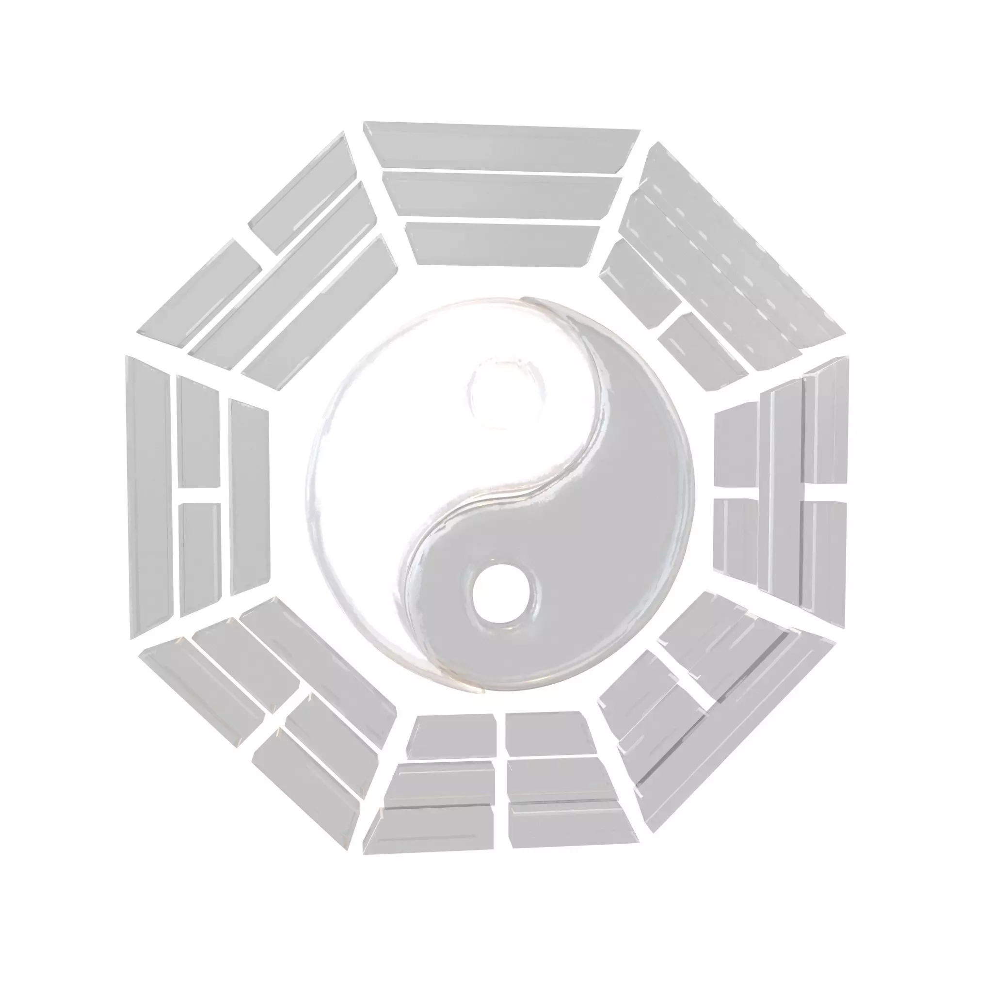 Taiji Bagua v1 003 Low-poly 3D model_0