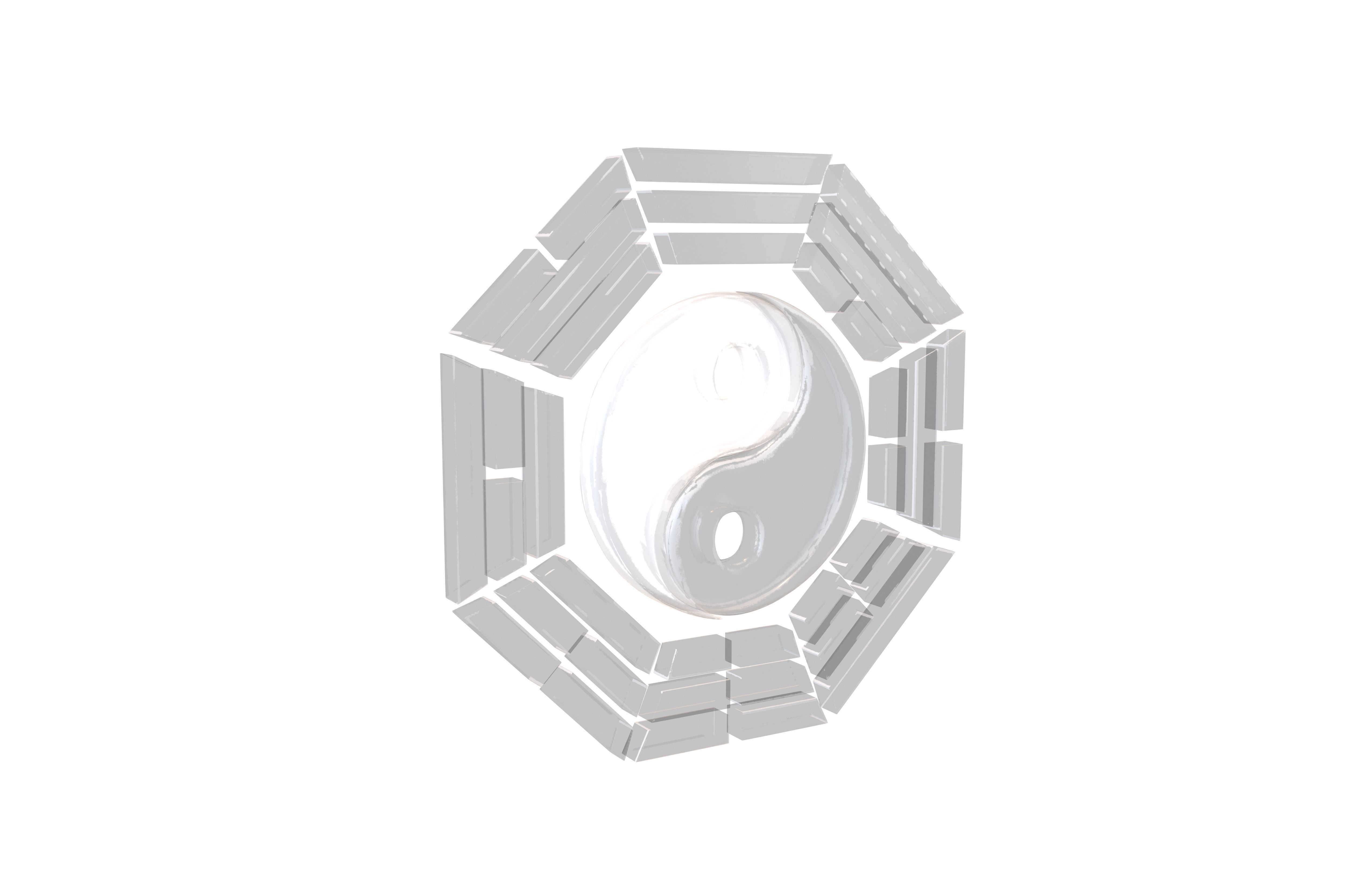 Taiji Bagua v1 003 Low-poly 3D model_1