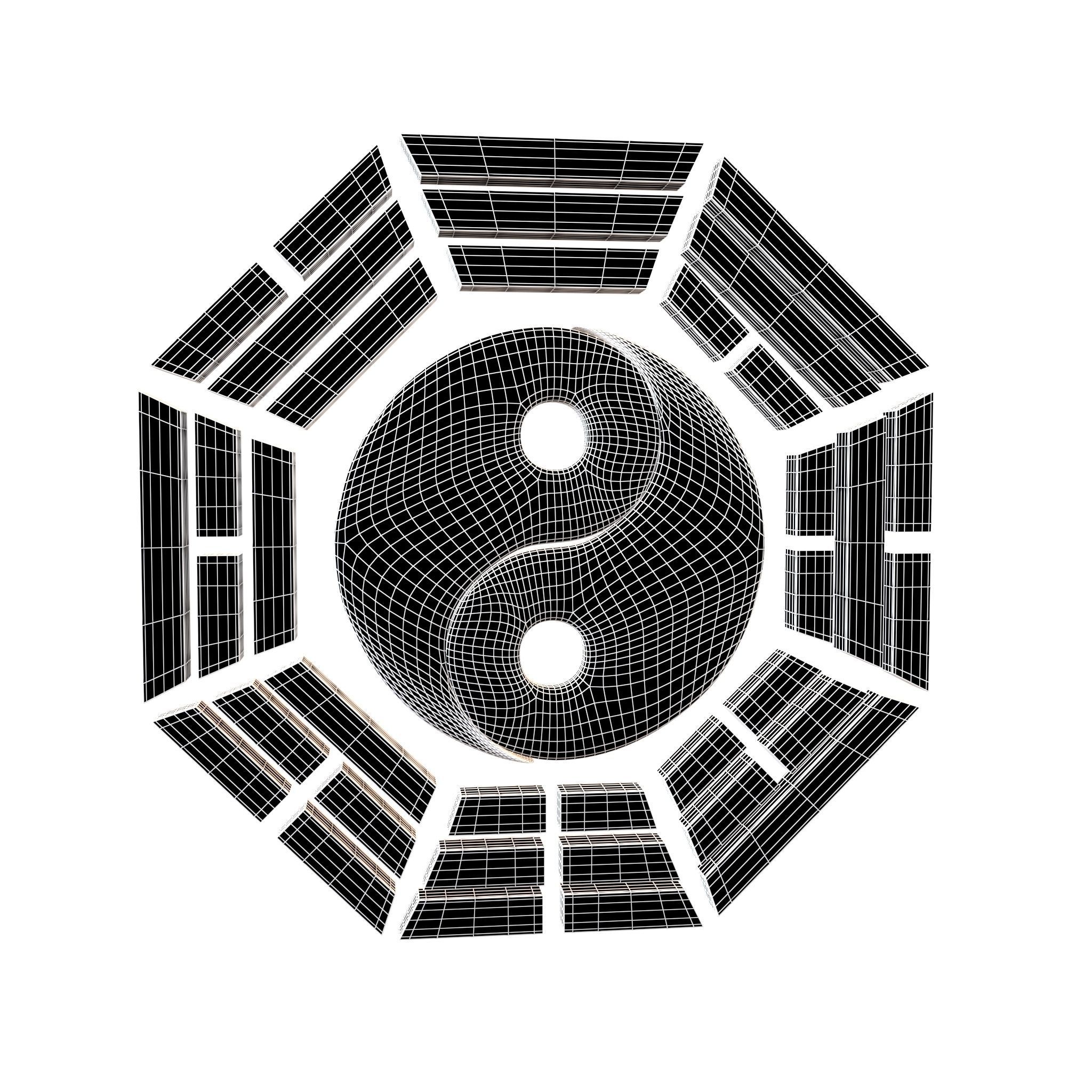 Taiji Bagua v1 003 Low-poly 3D model_10