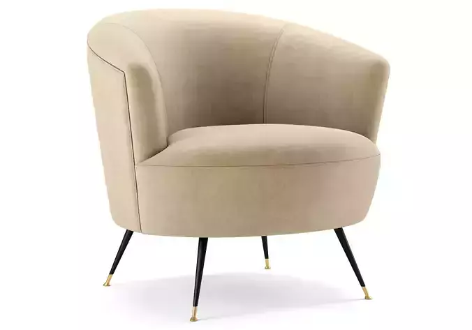Safavieh Arlette Velvet Retro Mid Century Accent Chair