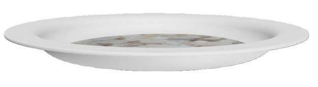 Elegant Dinner Plate Low-poly 3D model_3