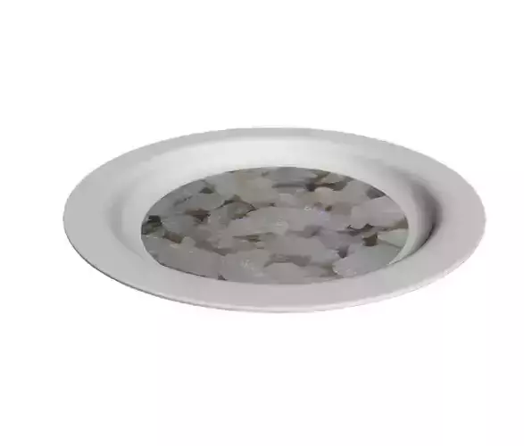 Elegant Dinner Plate Low-poly 3D model