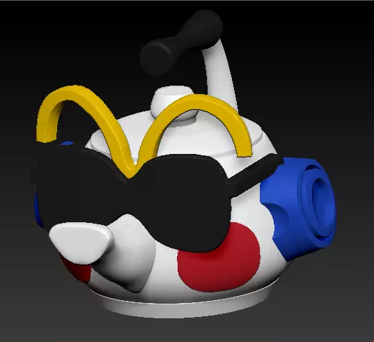 TONDEKEMAN TIME TRAVEL  FOR FANART  3D print model_0