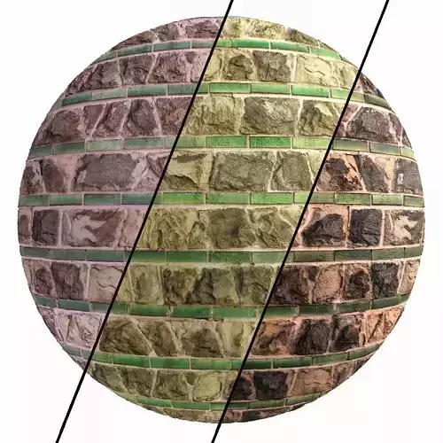 Ston Wall Material 18- Stone Wall Pbr 4k Texture