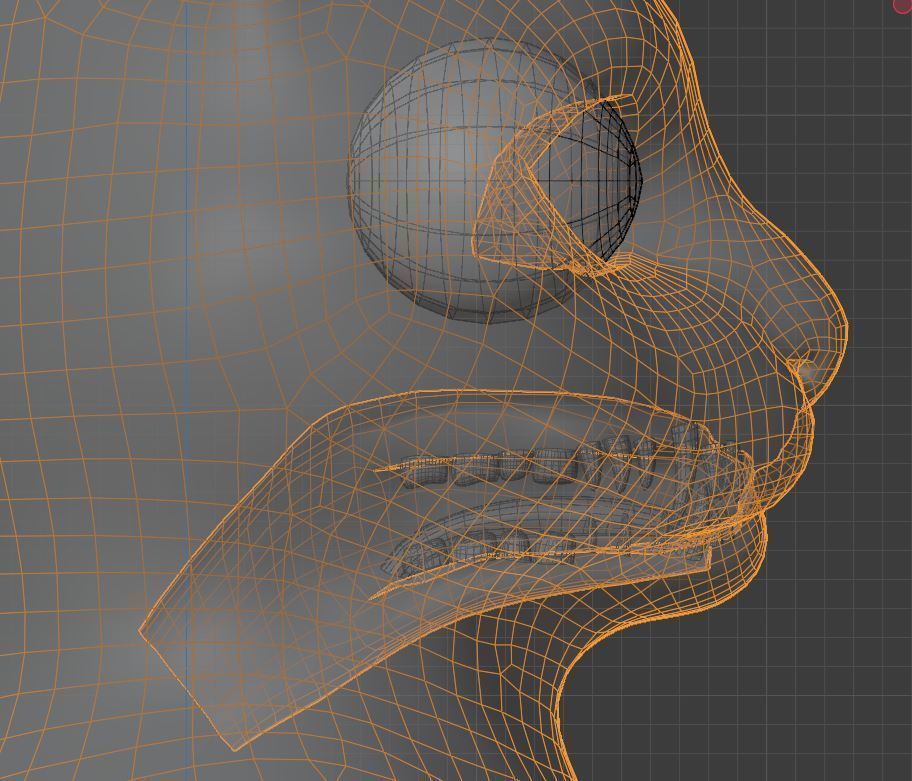 Cartoon cat Low-poly 3D model_21