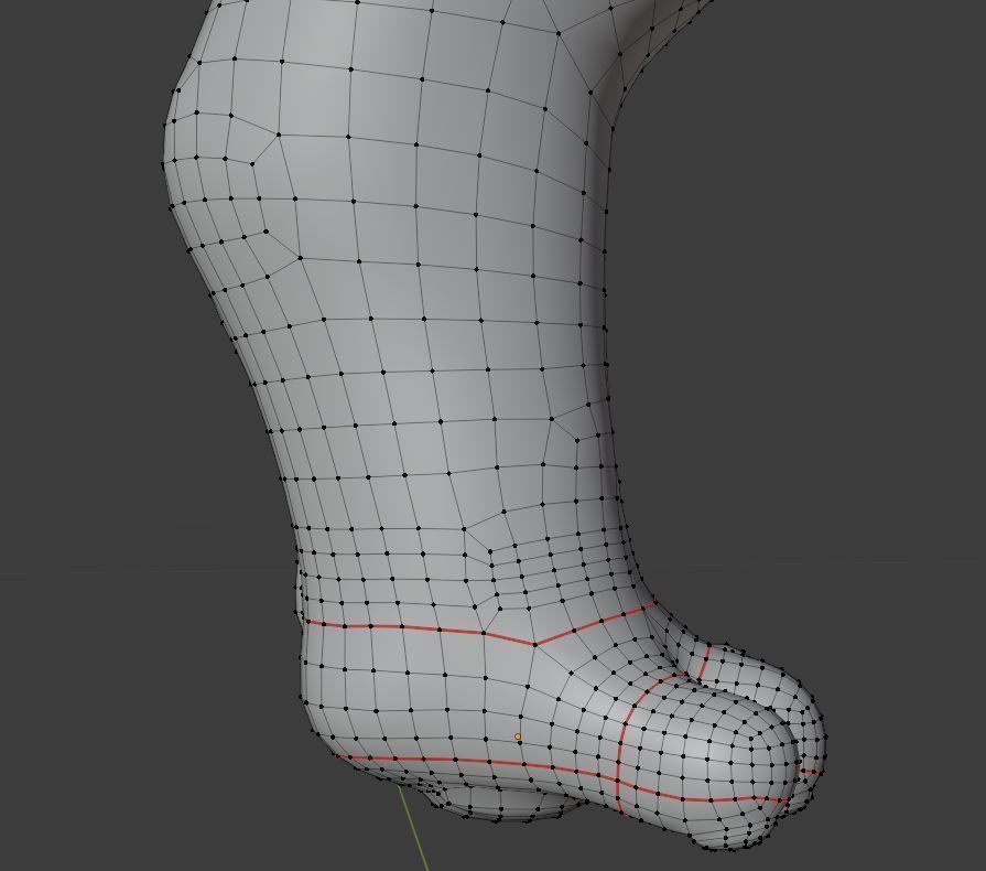 Cartoon cat Low-poly 3D model_18