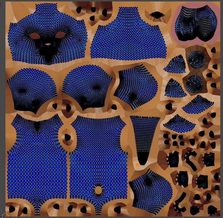 Cartoon cat Low-poly 3D model_22